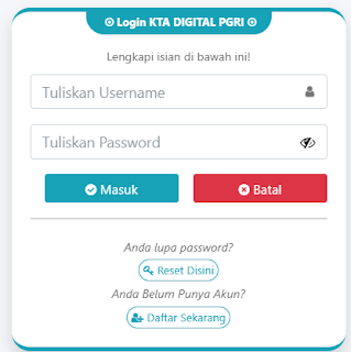 Register PGRI Bintan - Persatuan Guru Republik Indonesia Cabang Bintan